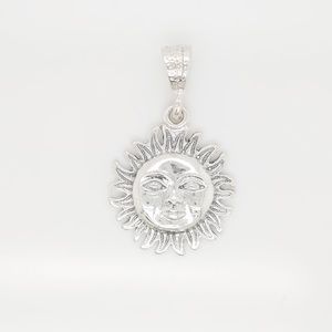Sterling Silver Sun 🌞 Pendant Charm